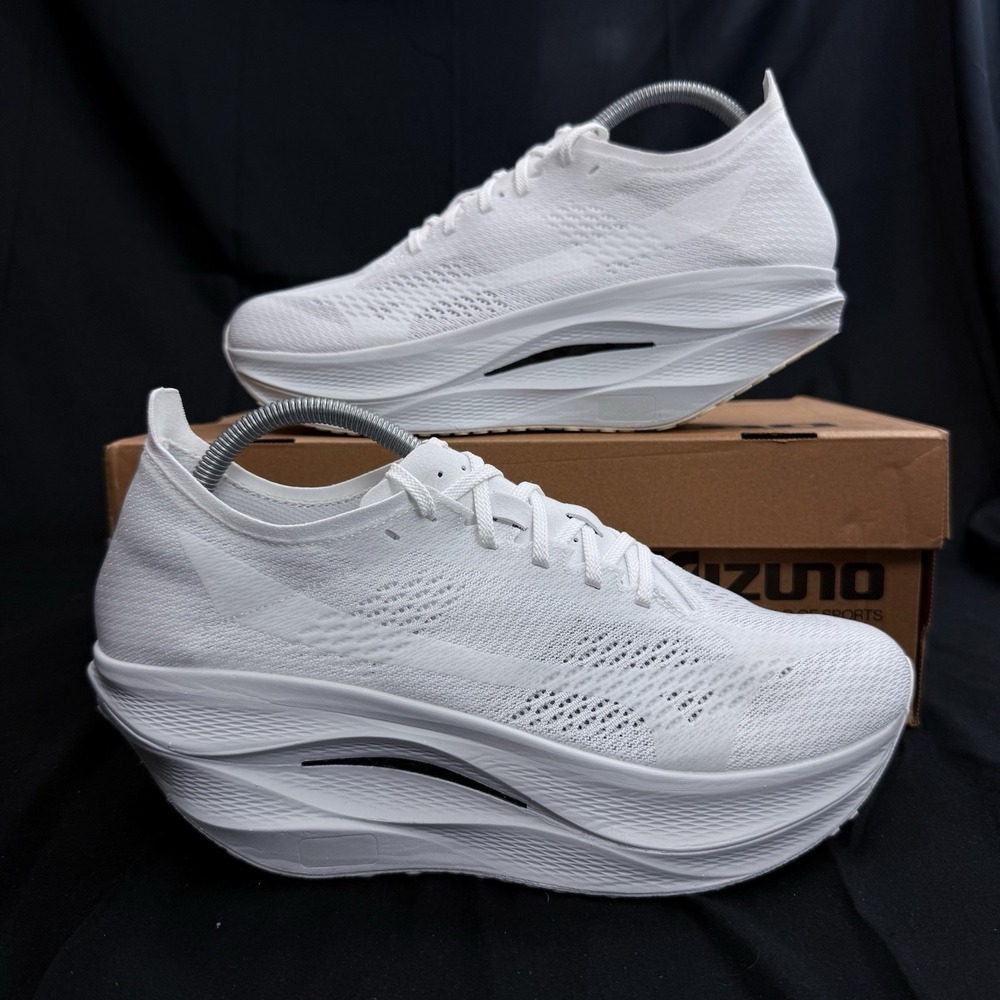 Mizuno Wave Rebellion Pro 3 White CDG Men's 10 Womens 11 COMME des GARÇONS